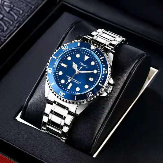Oruss™ Relógio Prestígio Azul