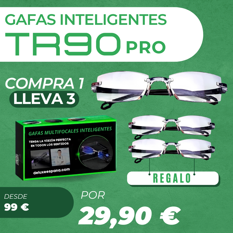 (COMPRA 1 LLEVA 3) - GAFAS MULTIFOCALES INTELIGENTES TR90PRO PROMOCION CIERRE DE TIENDA - Envío Gratis 24H MRW